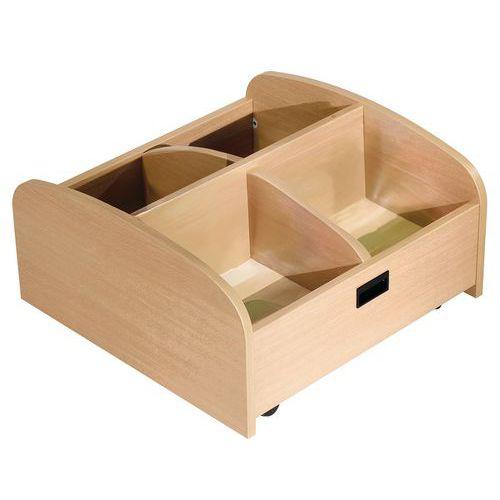 Illustration de : Bac à albums Oscar - Manutan Expert