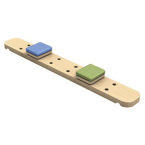 Illustration de : Actigym - élément bas de parcours - kit sensoriel 2