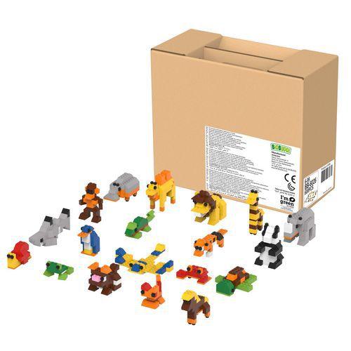 Illustration de : Petits blocs planète animale - Biobuddi