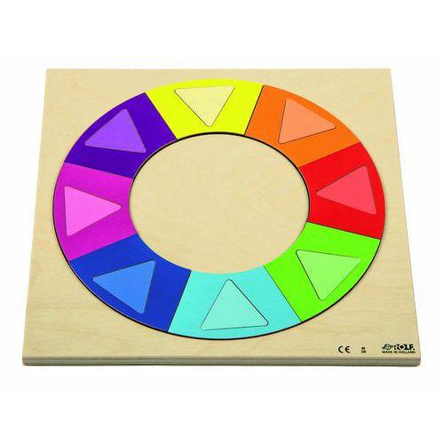 Illustration de : Puzzle cercle chromatique - Rolf