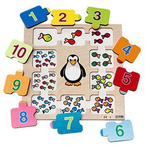 Puzzle 10 petits poissons thumbnail image 1