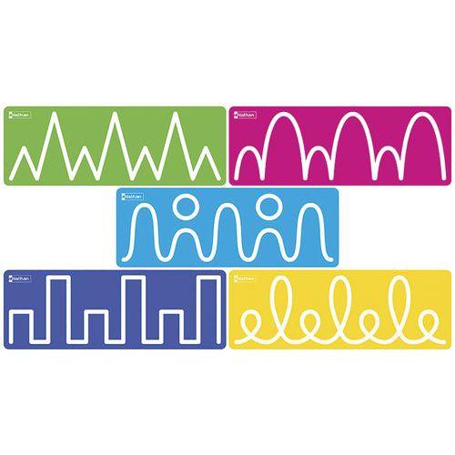 Accessoire table lumineuse - pistes graphiques translucides-Nathan thumbnail image 1
