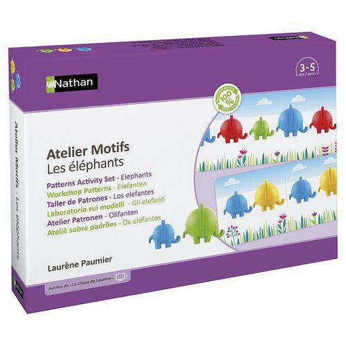 ATELIER MOTIFS - LES ÉLÉPHANTS - EV 6 ENFANTS thumbnail image 1