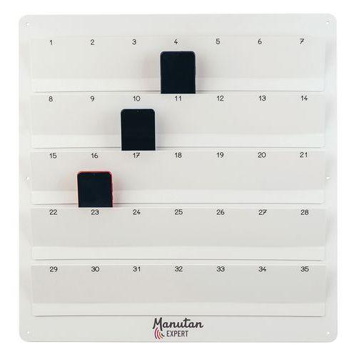 Illustration de : Rangement mural pause numérique téléphones portables-Manutan Expert