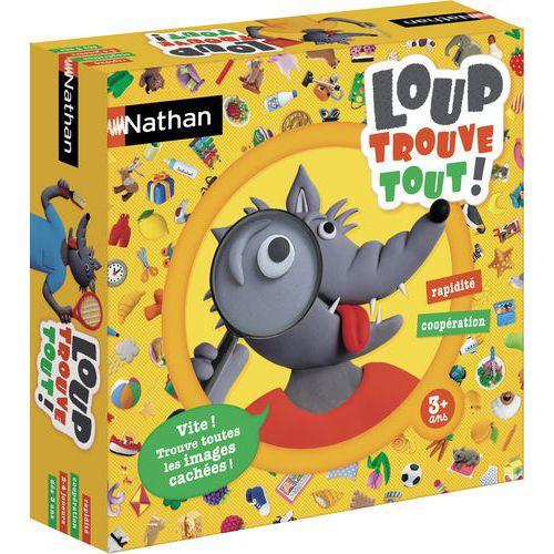 Illustration de : Loup trouve tout - Nathan