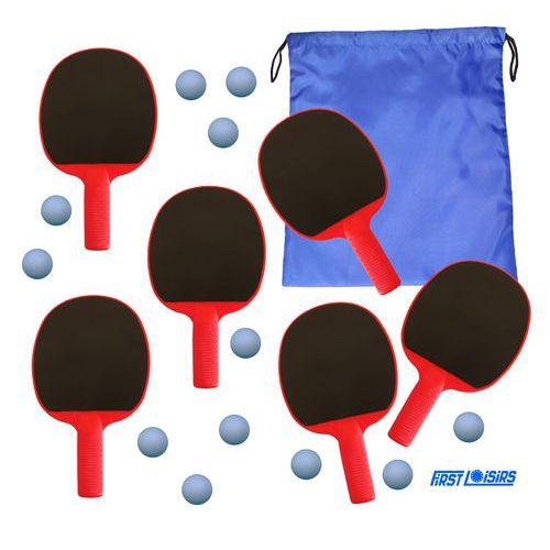 Illustration de : Set raquettes et balles de tennis de table