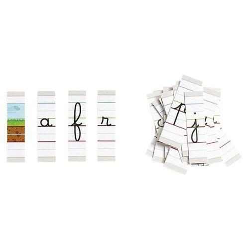 Illustration de : Lot de 6 lettres cursives petit format - Nathan