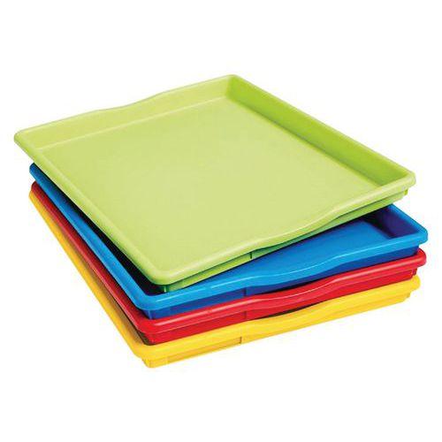 Illustration de : Lot de 4 plateaux d'activités multicolores - Nathan