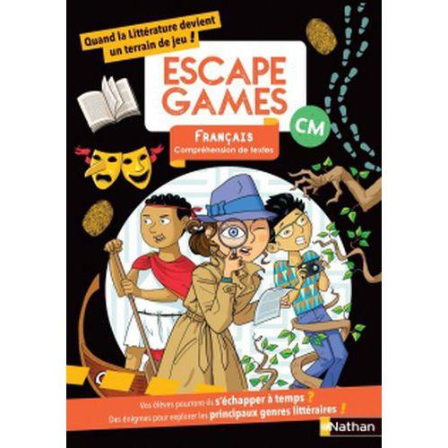 Illustration de : 9782091252315 Escape games français - Compréhension de textes CM