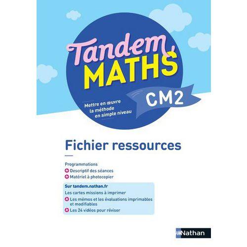 Illustration de : 9782091251998 Tandem maths CM2 fiches ressources
