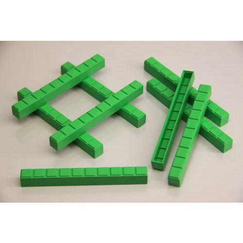 Illustration de : Bâtons des dizaines vert x50 - Wissner