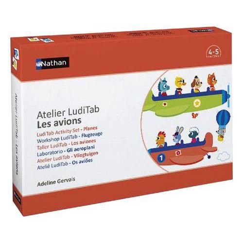 Illustration de : Atelier luditab - les avions - Nathan