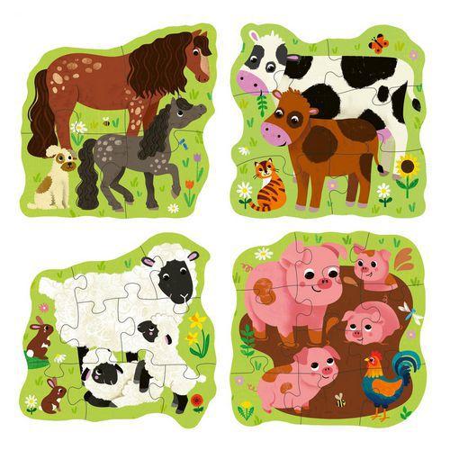 Illustration de : Puzzle Up! 2 ans les animaux de la ferme - Ravensburger