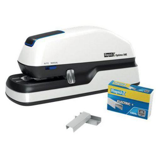 Illustration de : Agrafeuse électrique Rapid Optima 20E - Rexel