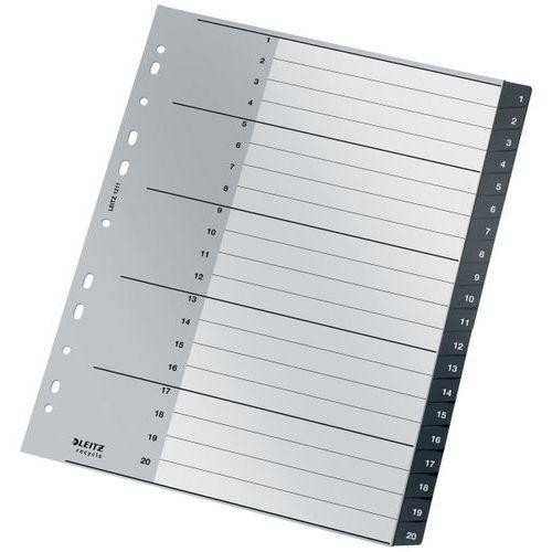 Lot de 10 Intercalaires  Re:Cycle - numérique 1 à 20 -  Leitz thumbnail image 1