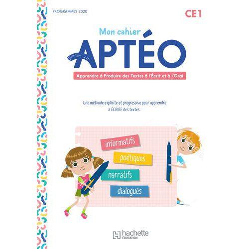 Illustration de : 9782017136323 Mon cahier Aptéo CE1 cahier de l'élève