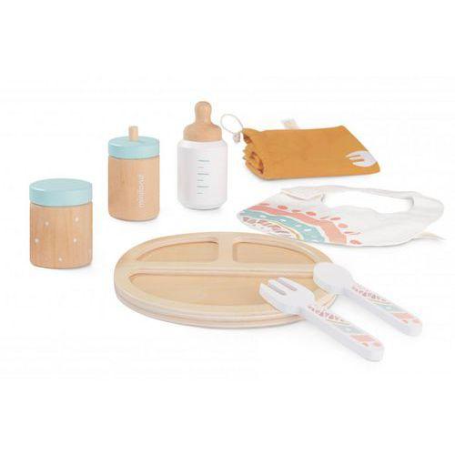 Illustration de : Accessoires repas pour poupée - Miniland