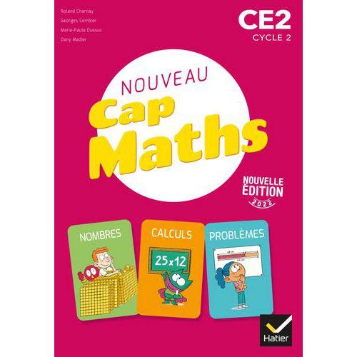 Illustration de : 3277450292959 Cap maths CE2 manuel + cahier édit.2022