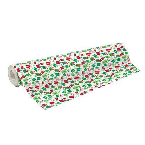 Illustration de : Rouleau papier cadeau 60g 50x0,70m Cadeaux - Clairefontaine