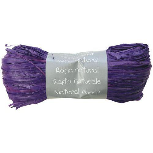 Pelote raphia naturel 50g, Prune thumbnail image 1