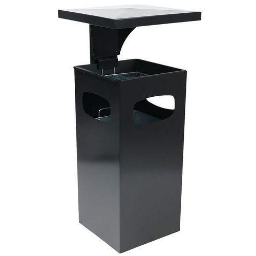 Illustration de : Cendrier et poubelle usage intérieur et extérieur 38 L - Manutan Expert