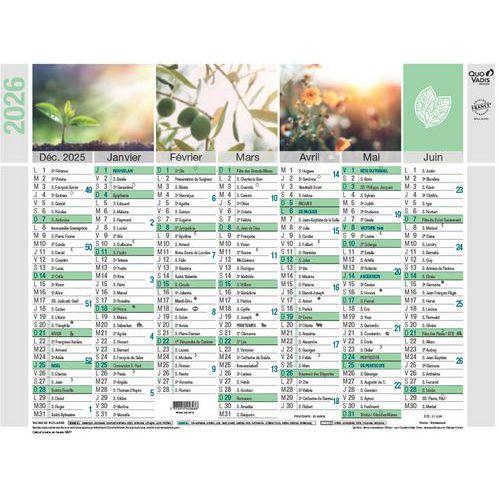 Illustration de : Calendrier banque Equology 2026 - 18x13,5 cm - Quo Vadis