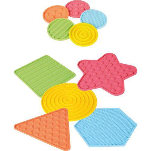 Illustration de : Set de 10 plateaux sensoriels en silicone - Eduplay