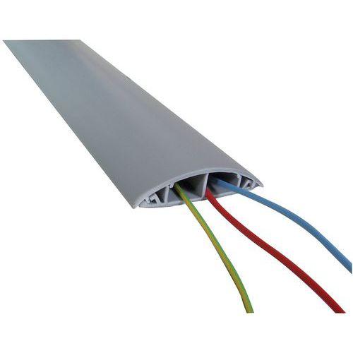 Goulotte passe-câble PVC rigide PG12B gris - 2 m thumbnail image 1