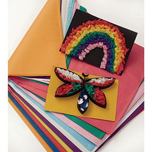 Papier de soie multicolore - Paquet de 480 - Classmates thumbnail image 1