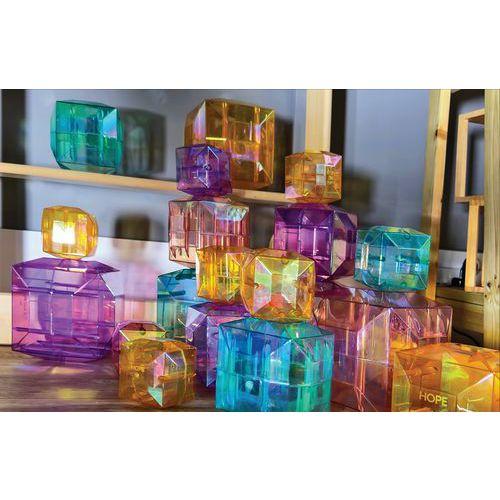 Cube lumineux à facettes - 12 pièces multicolores - Hope Education thumbnail image 1