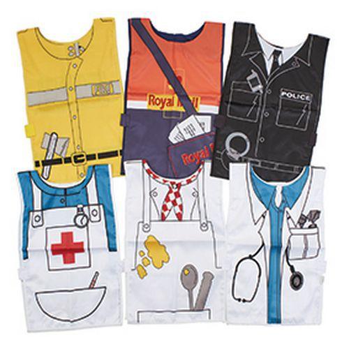 Tablier de jeu de role - 6 pièces de métiers divers - Hope Education thumbnail image 1