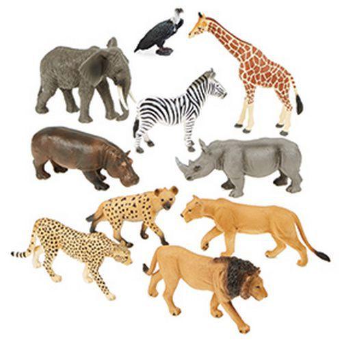 Animaux de la savane - 10 figurines - Hope Education thumbnail image 1