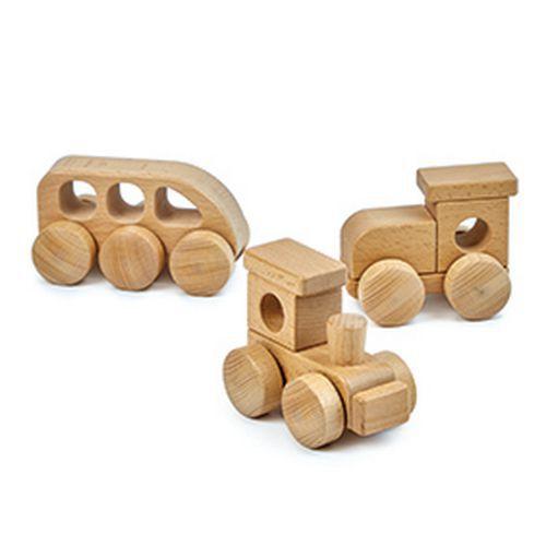 Train en bois - 3 pièces en hêtre - Hope Education thumbnail image 1