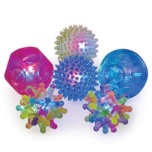 Balle sensorielle lumineuse - 6 pièces - LDA thumbnail image 1