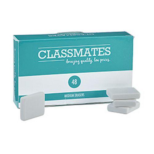 Gomme blanche - Taille moyenne - Classmates - Lot de 48 thumbnail image 1