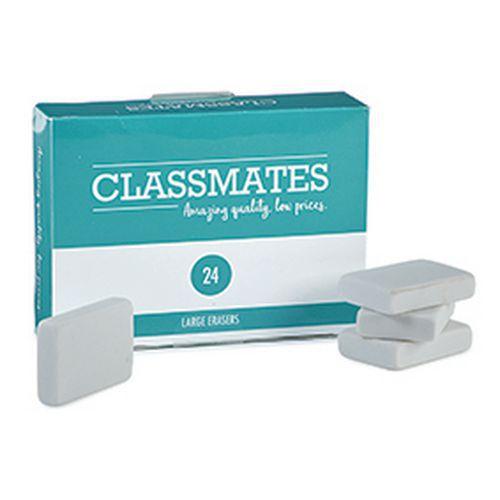Gomme blanche - Grande taille - Classmates - Lot de 24 thumbnail image 1
