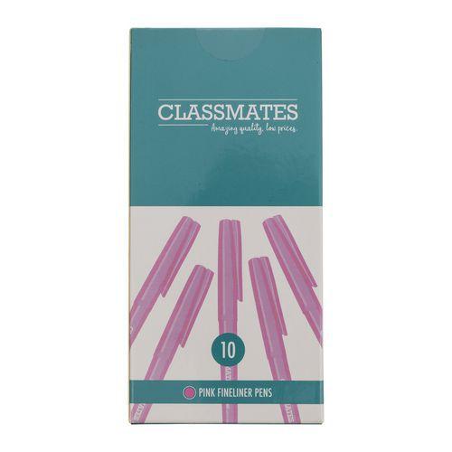 Stylo feutre fin Classmates - Rose - Lot de 10 thumbnail image 1