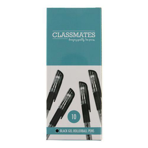 Stylo roller à encre gel Classmates - Noir - Lot de 10 thumbnail image 1