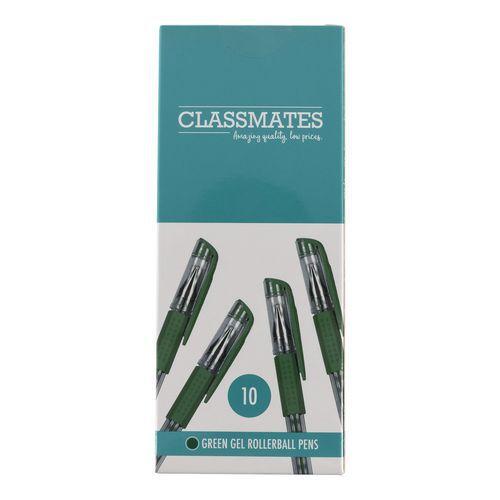 Stylo roller à encre gel Classmates - Vert - Lot de 10 thumbnail image 1