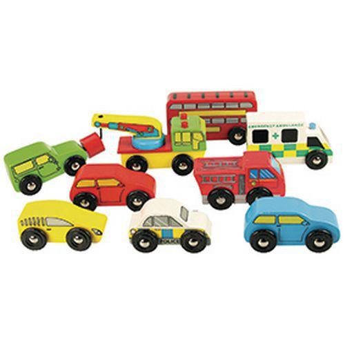 Véhicules miniatures - Lot de 9 - BIGJIGS Toys thumbnail image 1