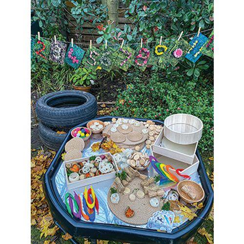 Illustration de : Tapis de jeu miroir argenté pour plateau - Hope Education