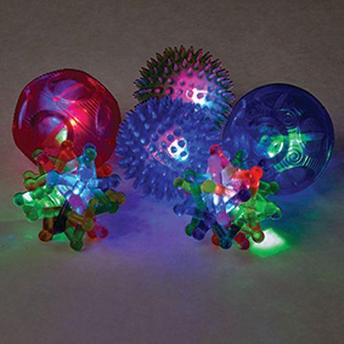 Illustration de : Balle sensorielle lumineuse - 6 pièces - LDA