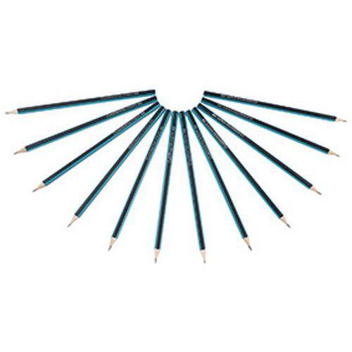 Illustration de : Crayon de papier HB à rayures - Classmates