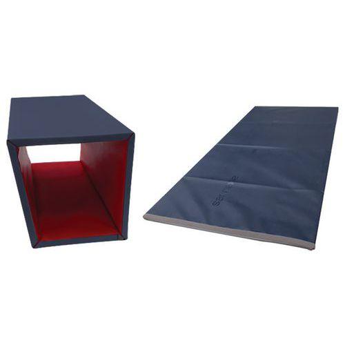 Tapis tunnel bleu marine / rouge thumbnail image 1