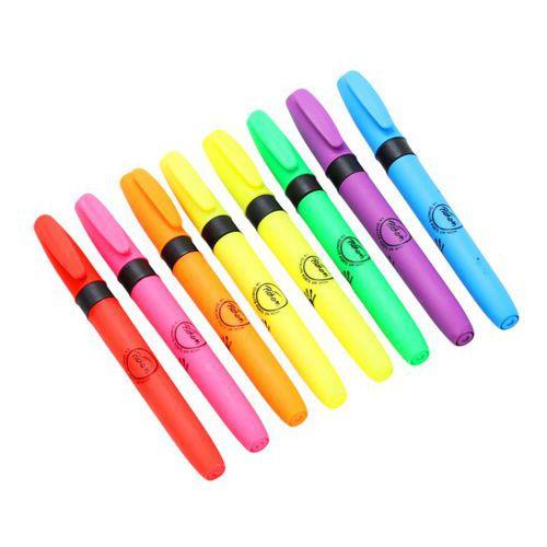 Pochette 8 stylos fluo Pichon assortis pointe biseautée thumbnail image 1