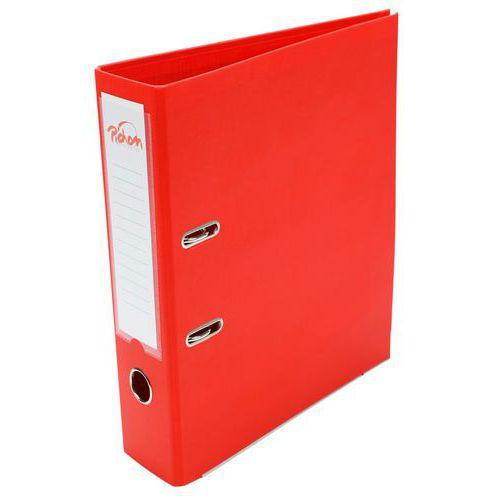 Classeur à levier plastique A4 dos: 75mm avec œillets de blocage et porte-étiquettes - Rouge thumbnail image 1
