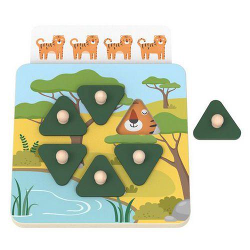 Illustration de : Jeu des différences jungle - Sapin Malin