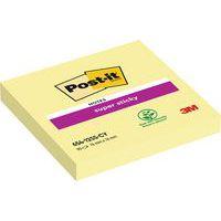 Bloc 90 feuilles 76x76 mm jaune super sticky - Post-it thumbnail image