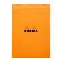 Bloc agrafé Orange N 18 21x29,7 cm 80 feuilles Q.5x5 80g - Rhodia thumbnail image