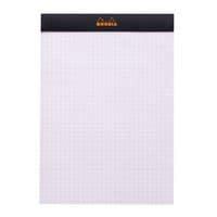 Bloc agrafé Rhodia BLACK N 16 14,8x21cm 80f Q.5x5 80g - Lot de 10 thumbnail image 3